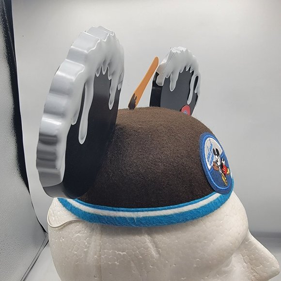 Disney Cool And Sweet Mickey Mouse Melting Ice Cream Ears Hat Scratch Sniff Cap - Picture 4 of 10